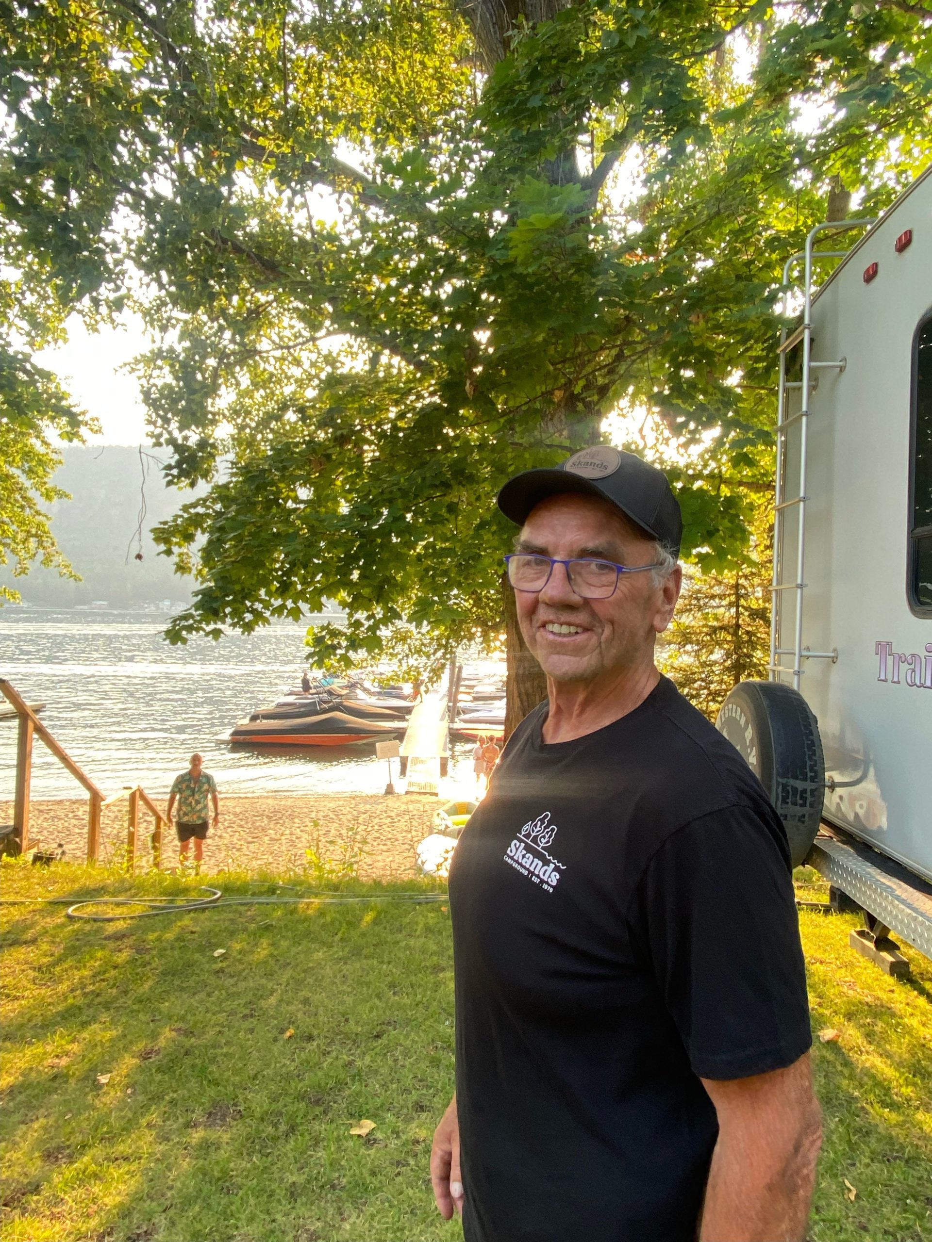 Les Skands at Skands Campground in Christina Lake
